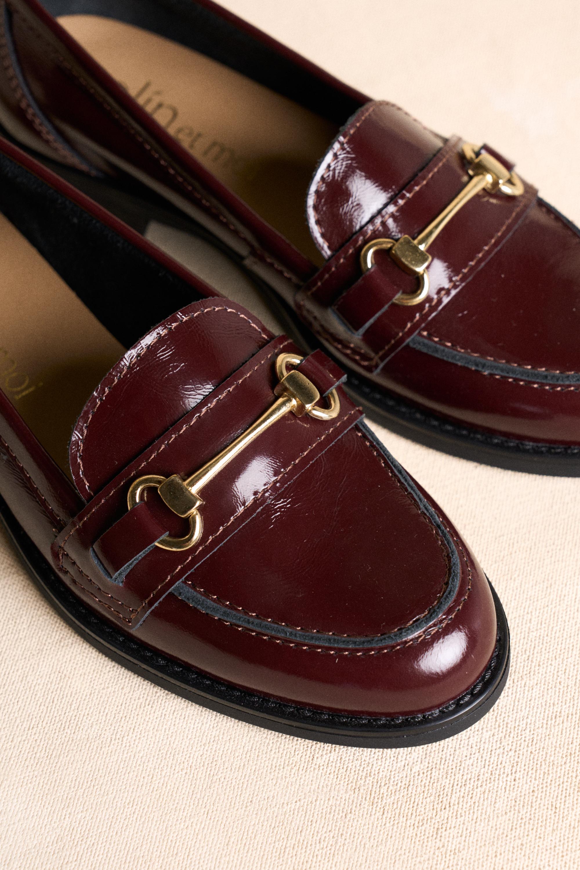 Mocassim de verniz Eloísa