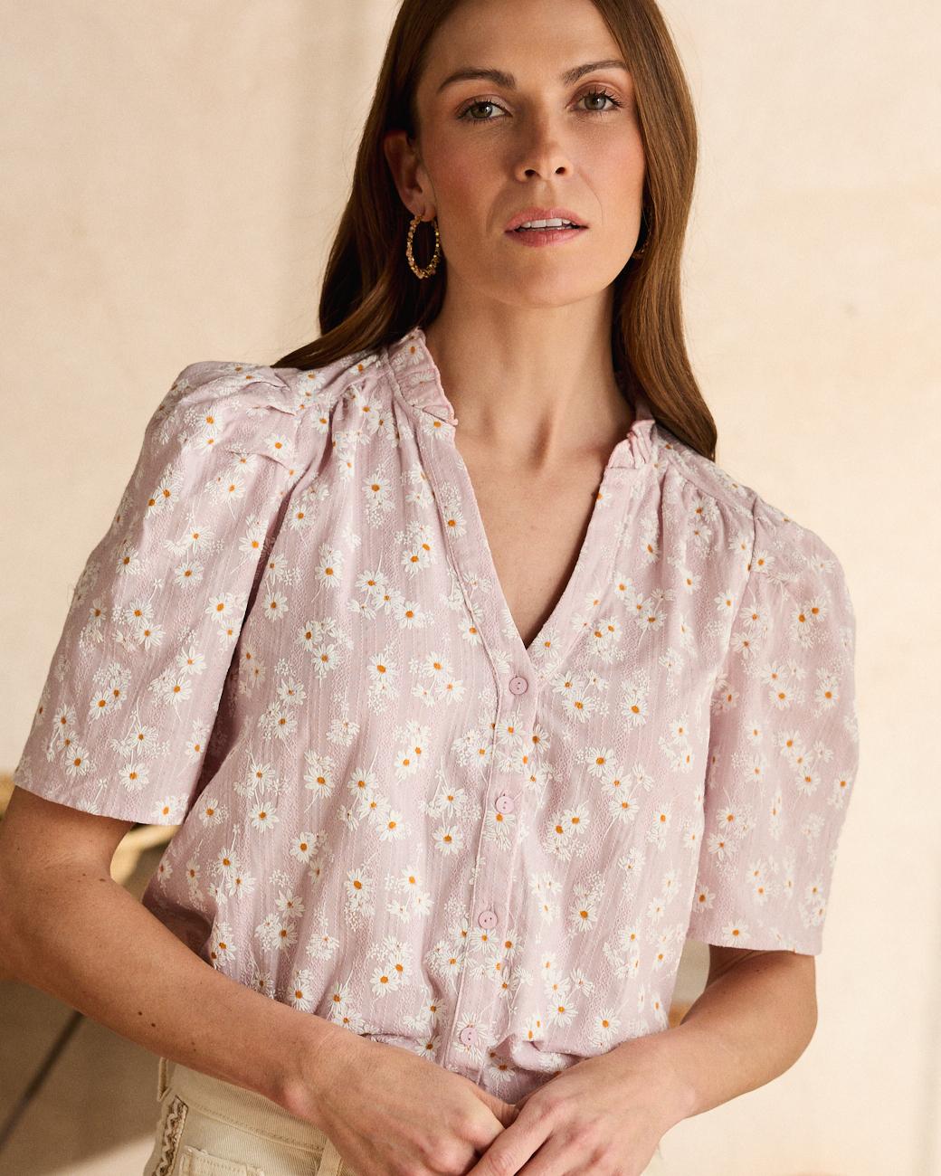Blusa de Margaridas Leonor
