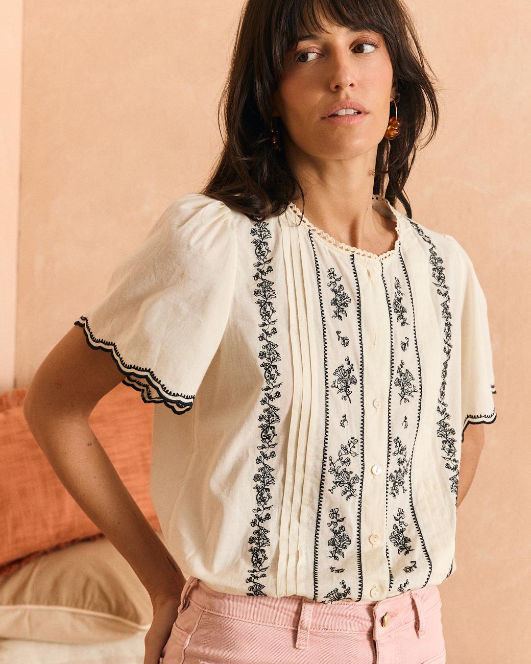 Camisa Bordado Rubina