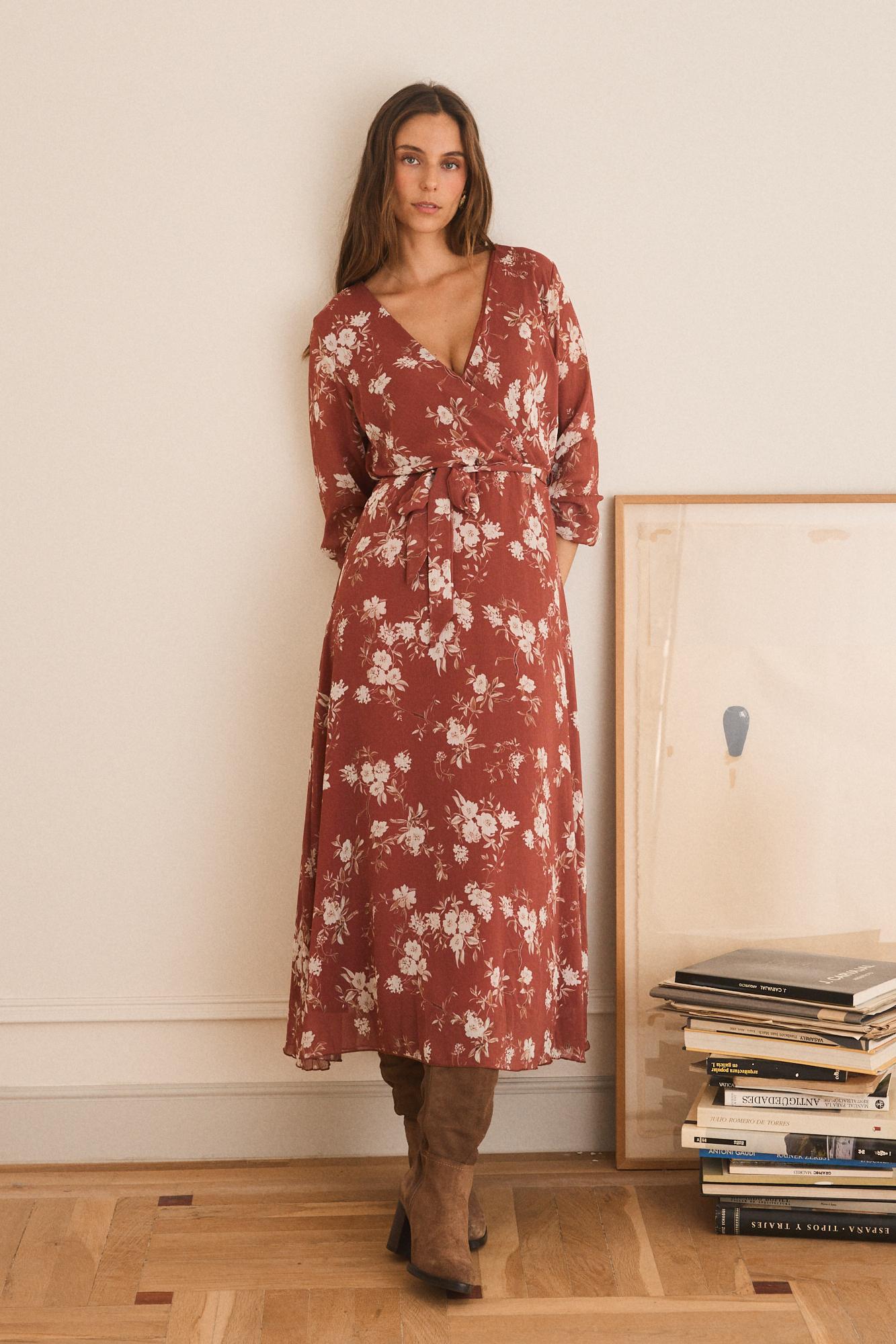 Vestido comprido Adisa