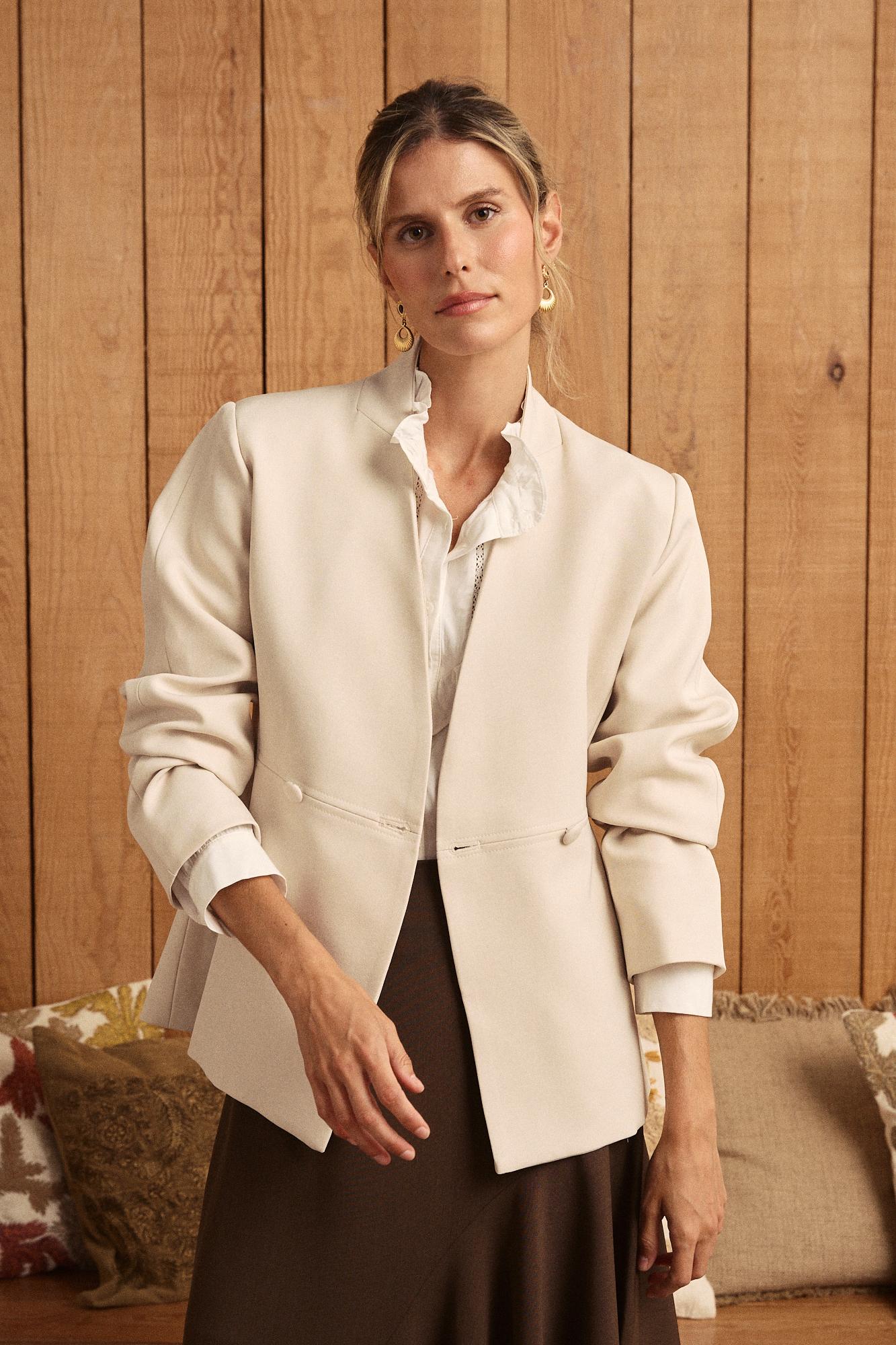 Blazer com botões Fenia