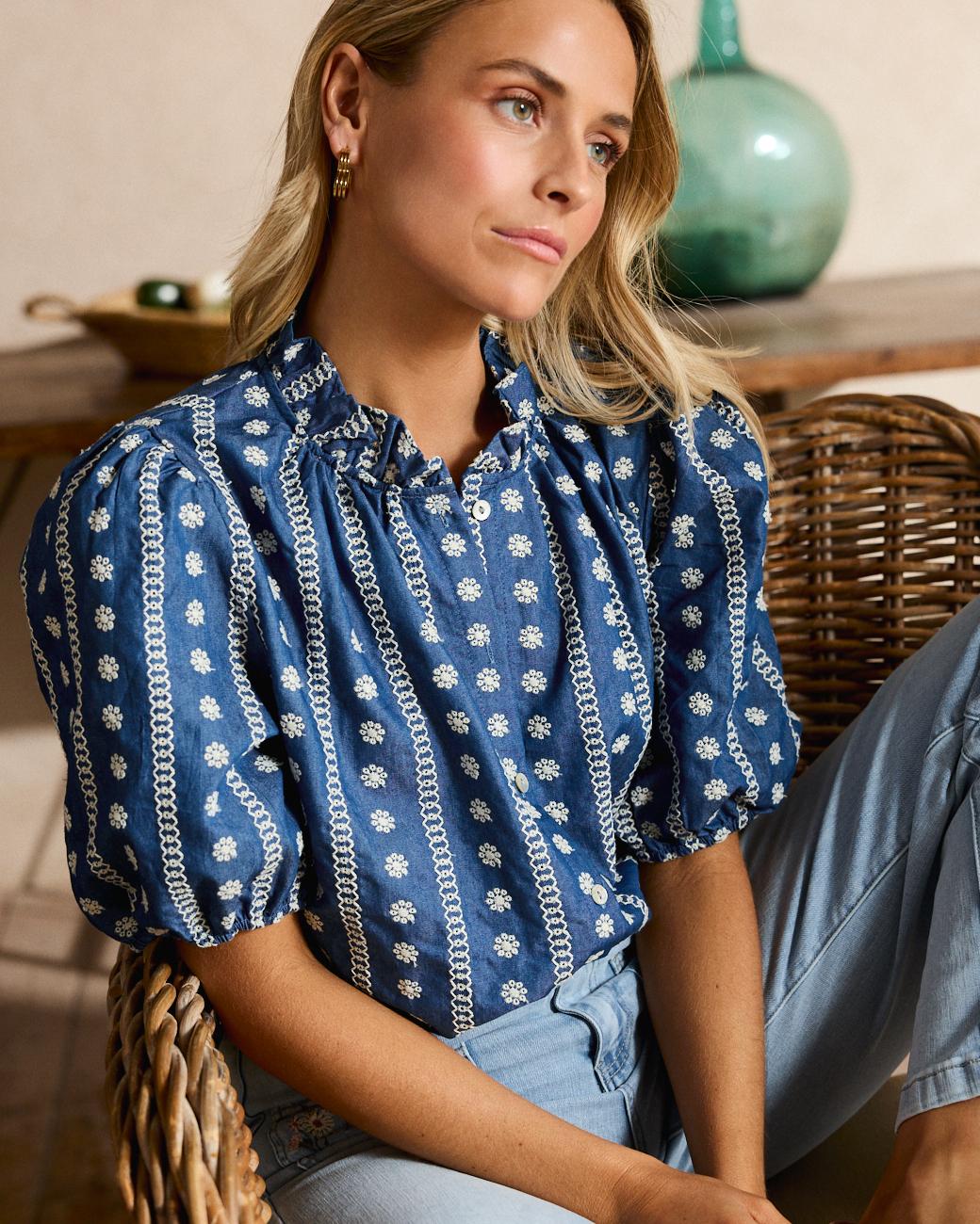 Camisa Bordada Anna