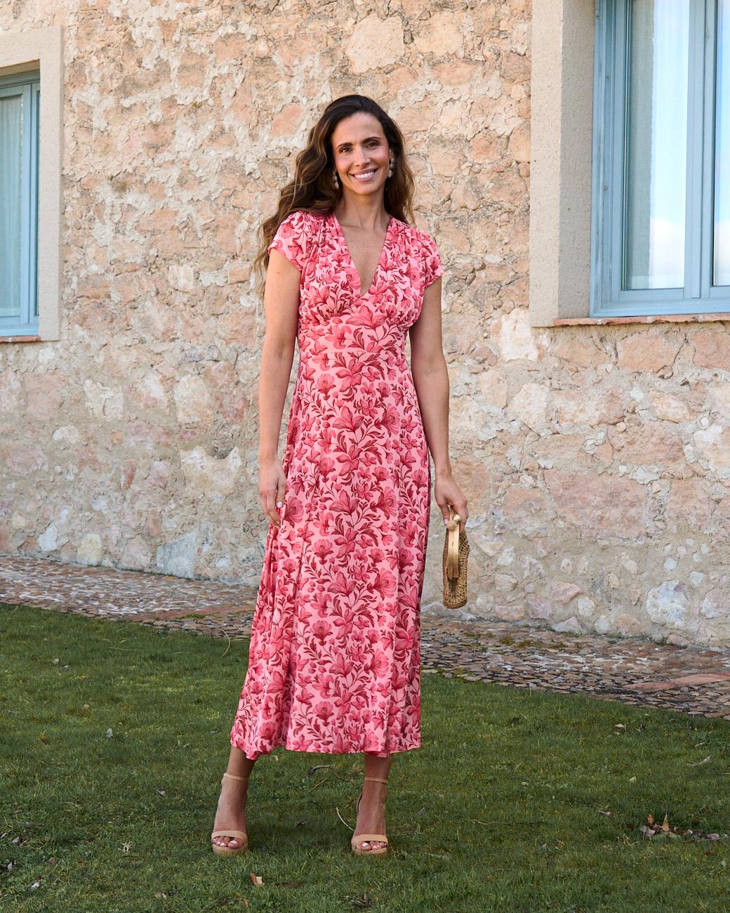 Vestido com Flores Gabriela