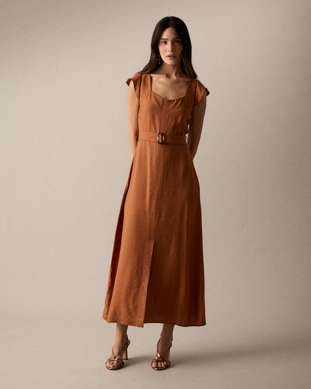 Vestido Castanho Lola