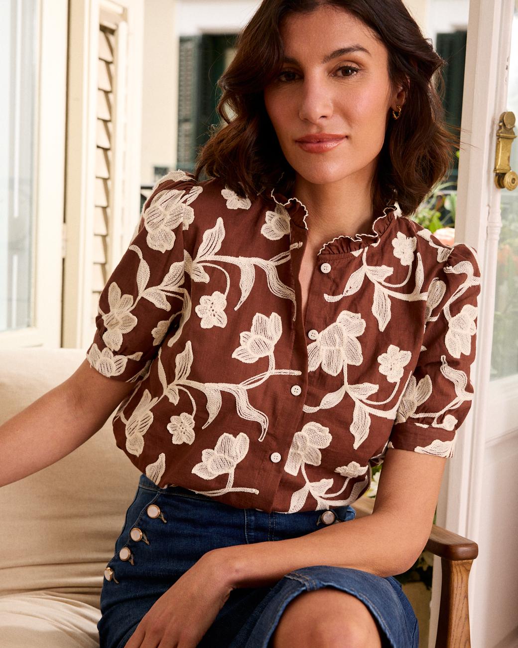 Blusa Bordada Merce
