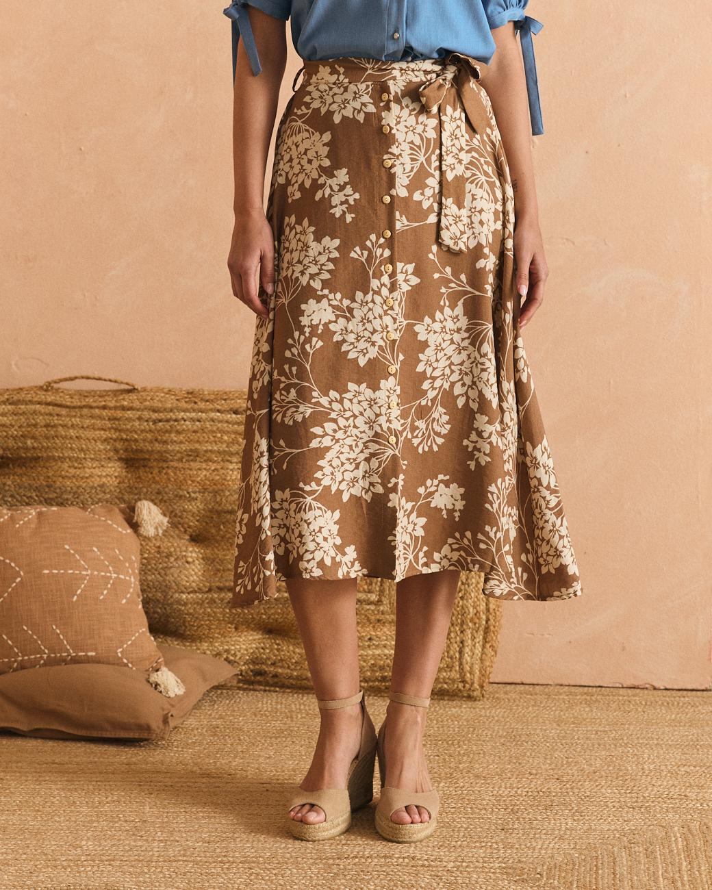 Saia Estampada Saray