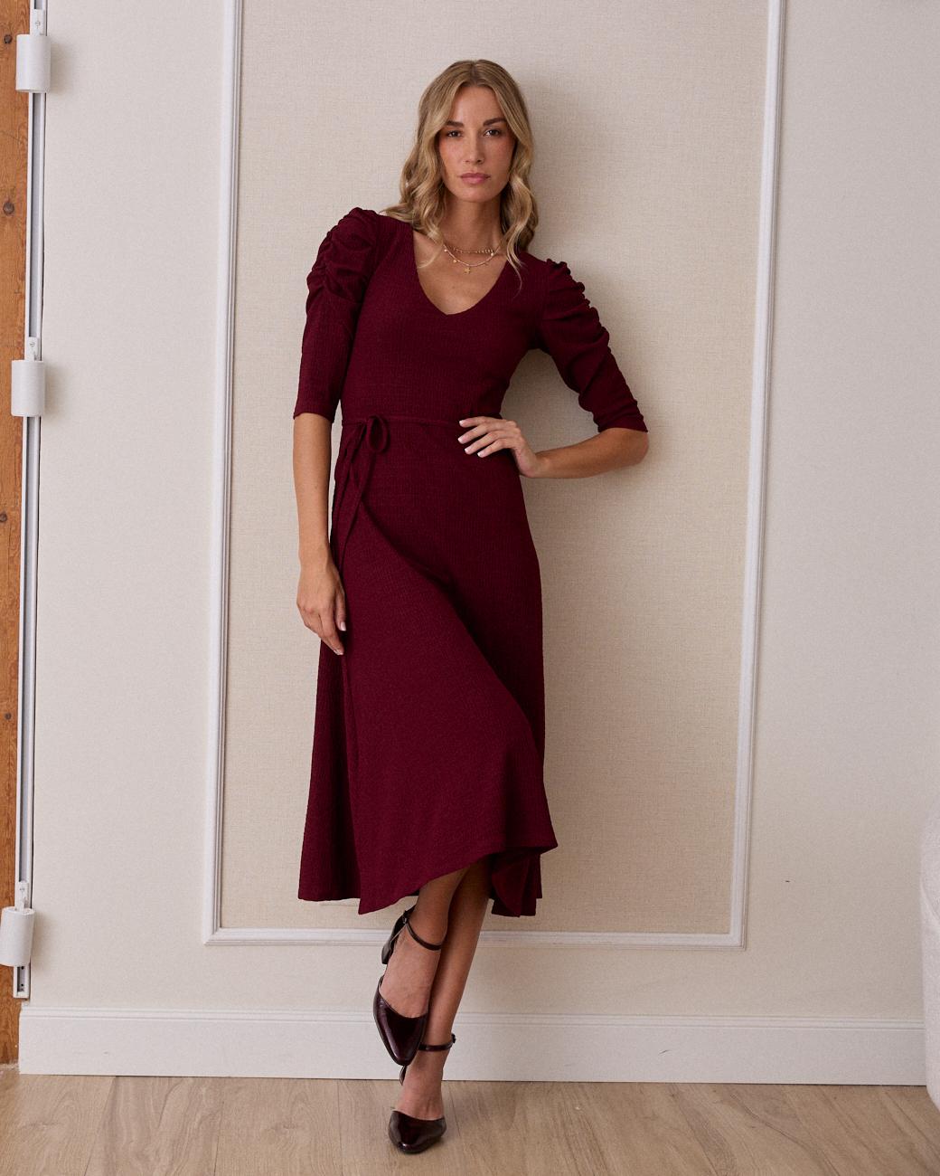 Vestido Midi Punto Nati