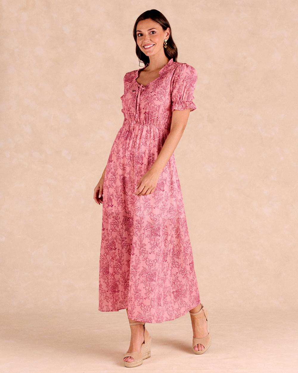 Vestido Longo Laço Carolina