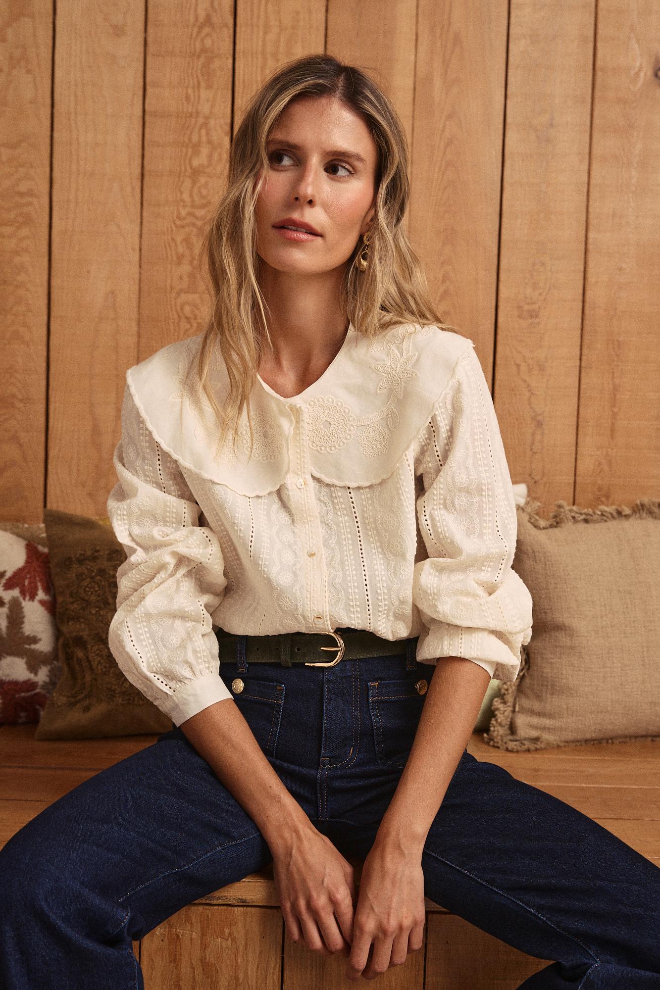 Camisa de gola Genoveva