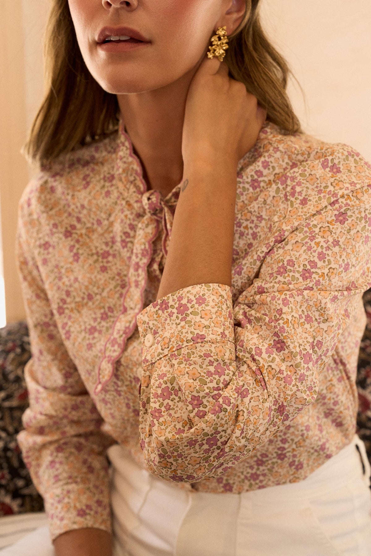 Camisa estampada Nieva