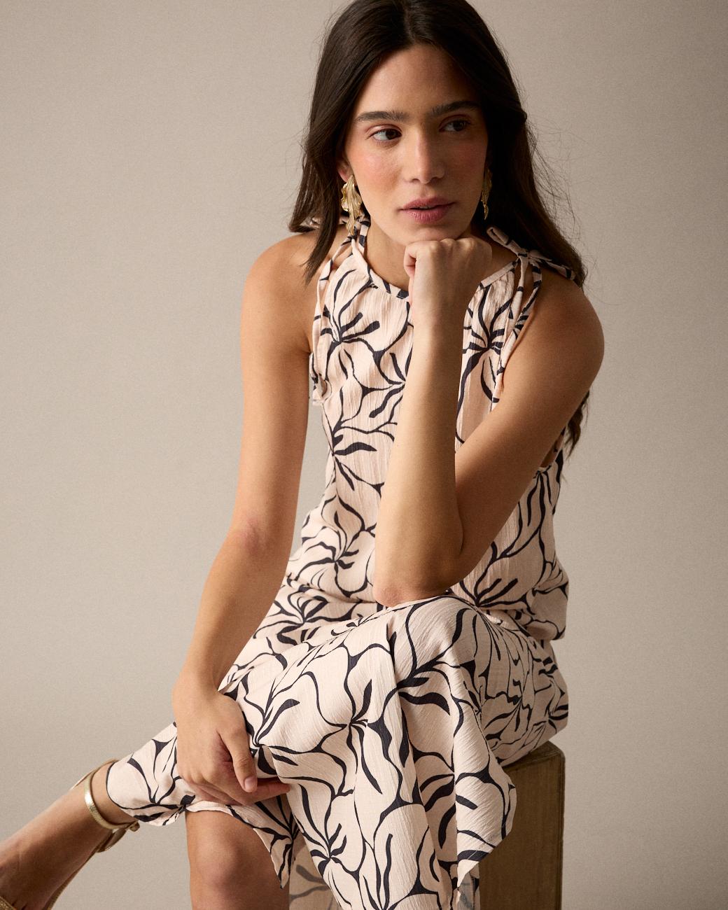 Vestido Cru Aran