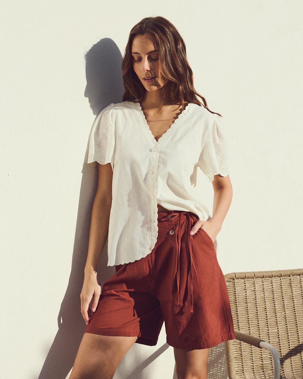 Camisa Bordada Almudena