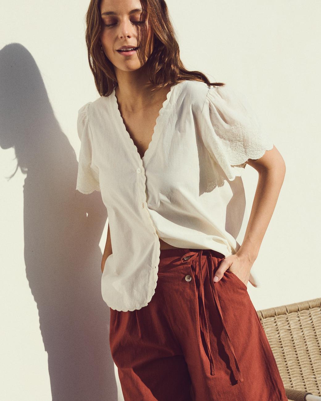 Camisa Bordada Almudena