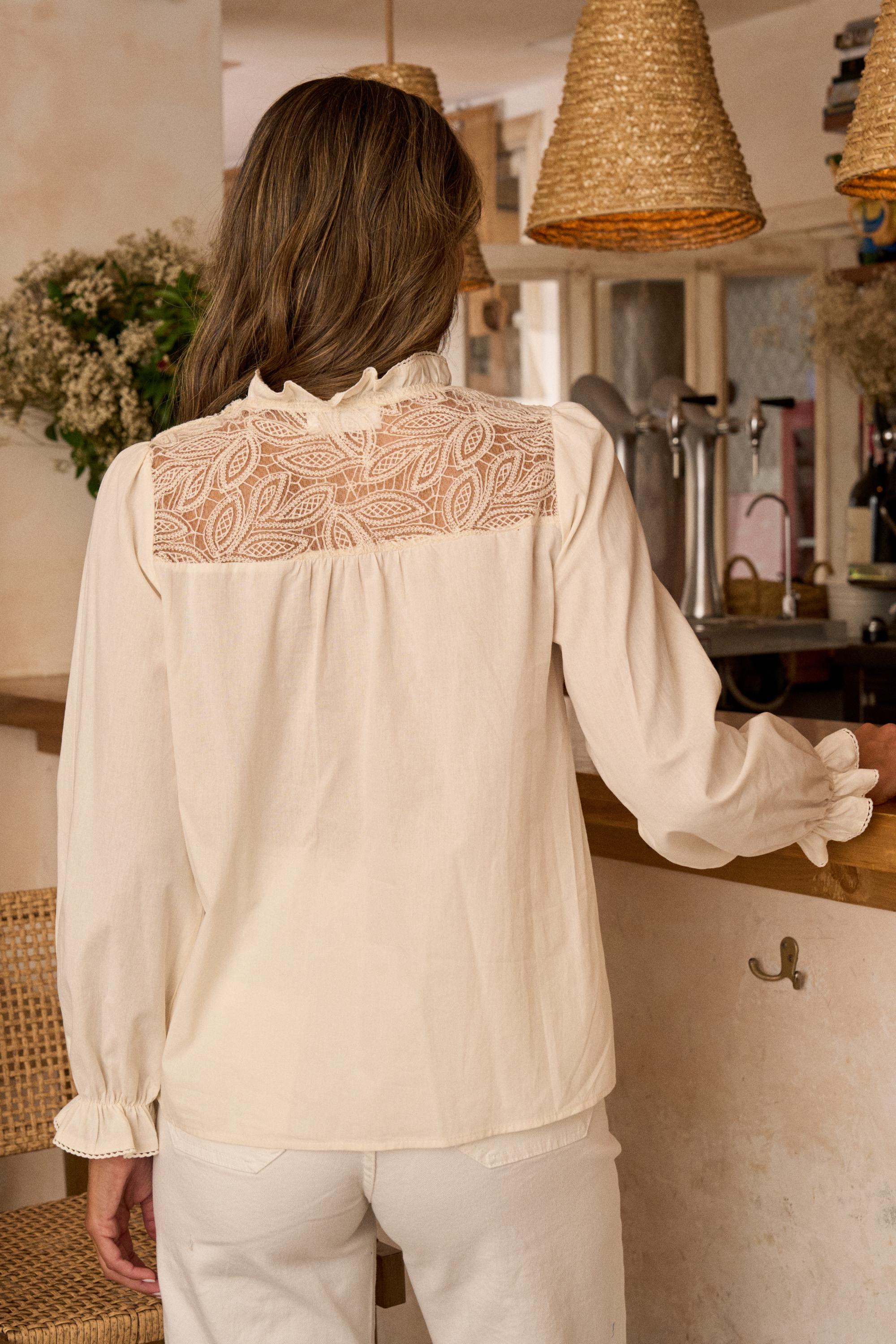 Blusa branca Eline