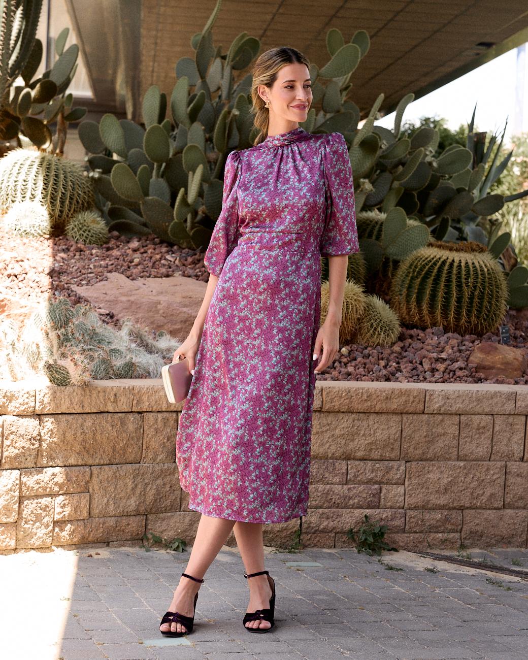 Vestido Longo Estampado Min