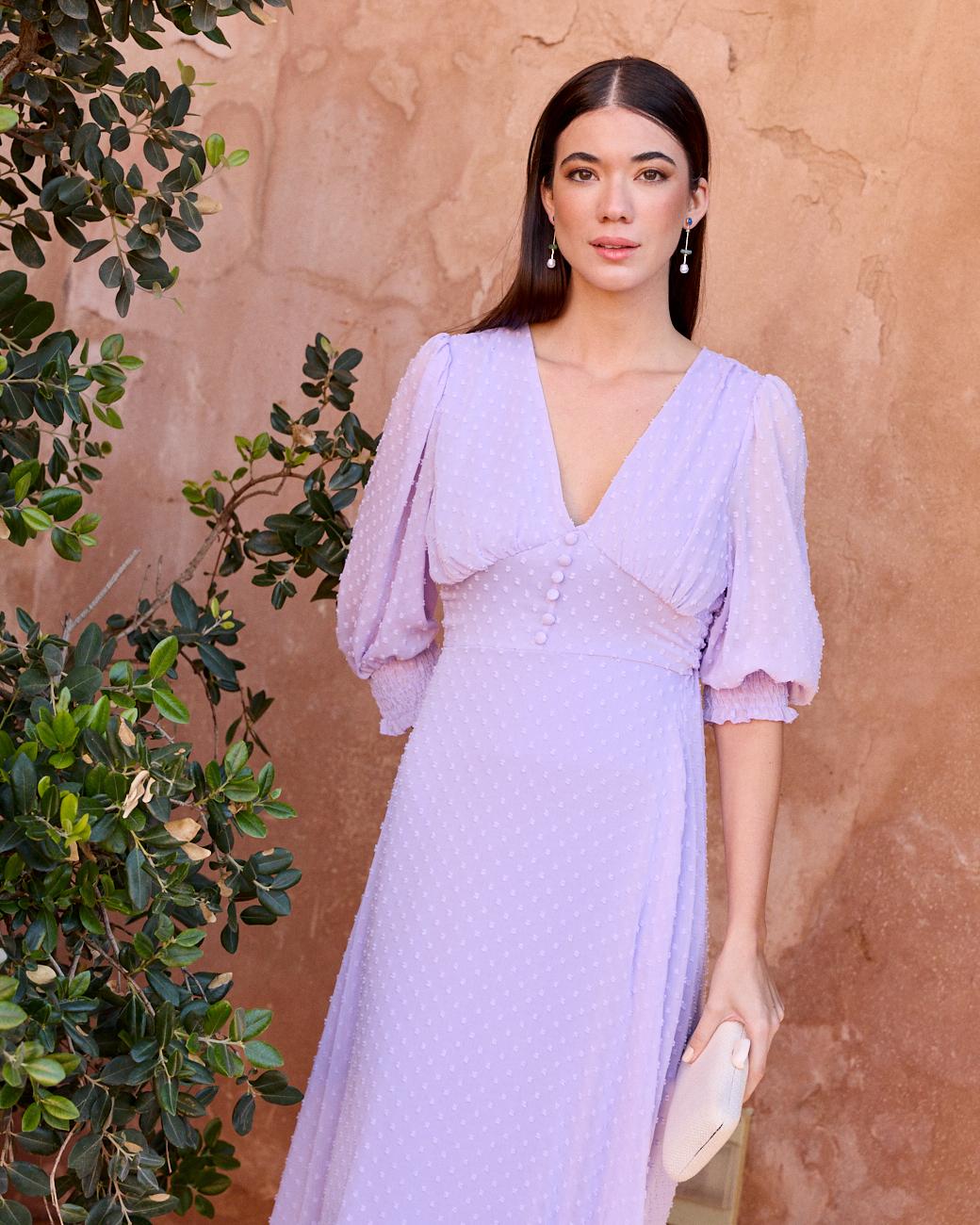 Vestido com Decote Evarista