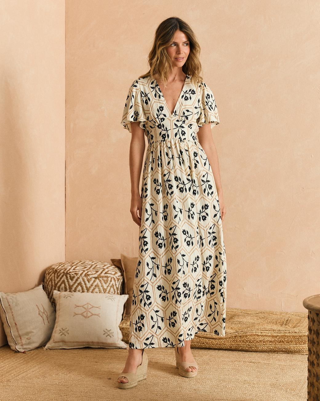 Vestido Bege Elsa