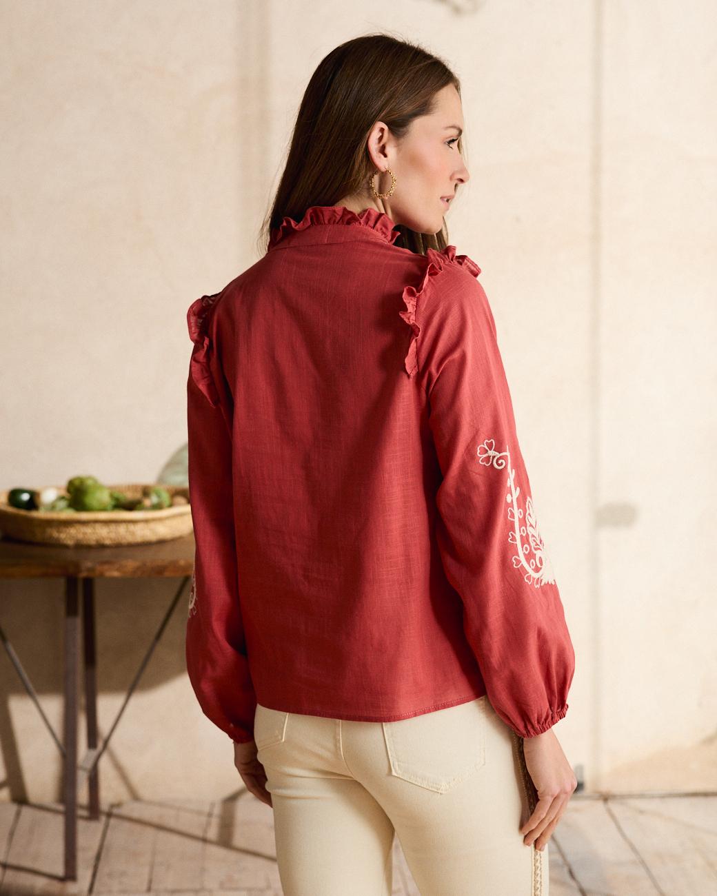 Camisa com punho Graciela