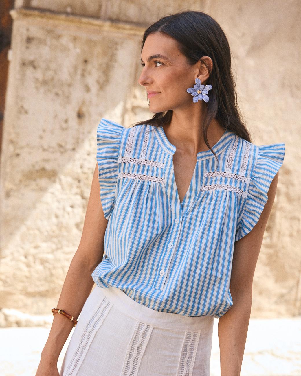 Camisa com Folho Lusiana