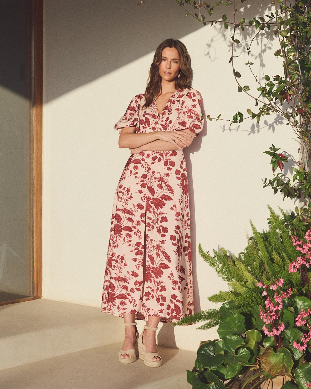 Vestido estampado Amal