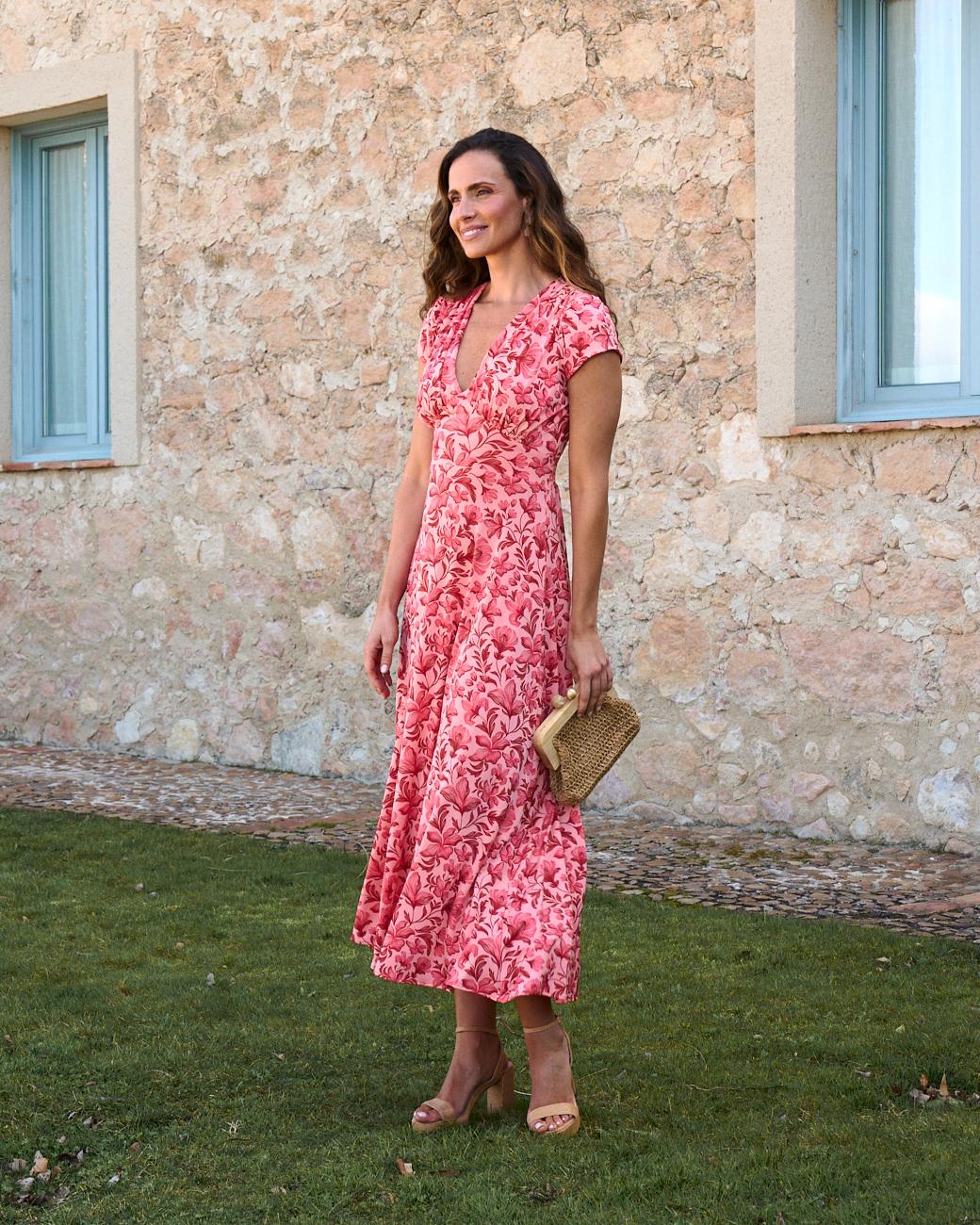 Vestido com Flores Gabriela
