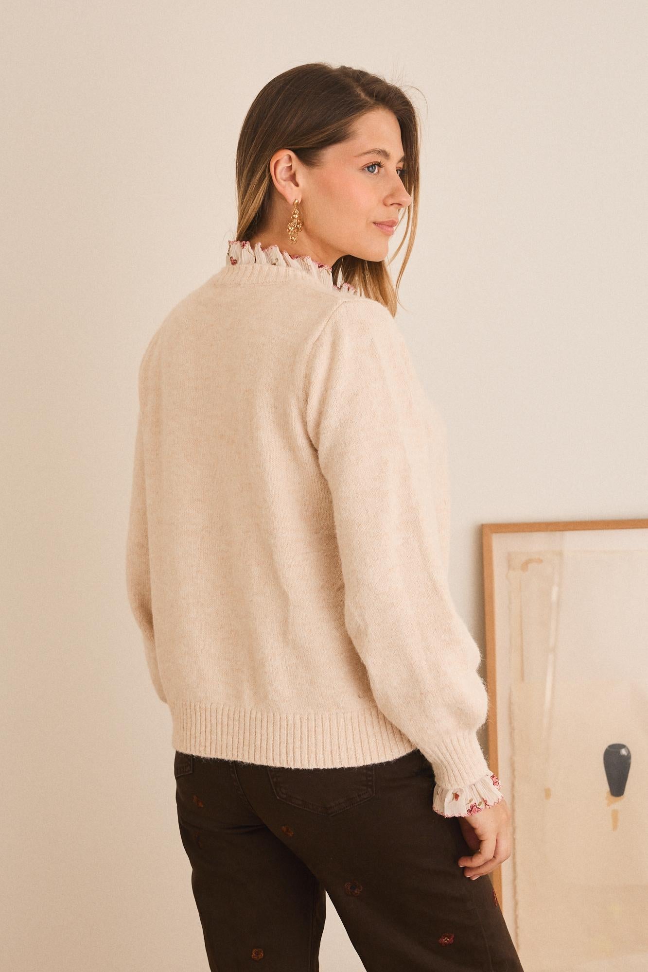 Camisola de gola Berlina