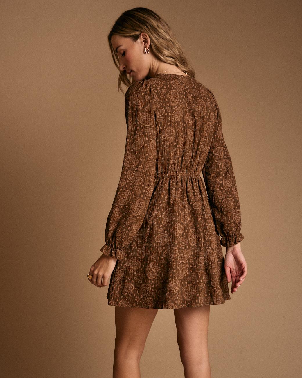 Vestido Curto Estampado Amélia