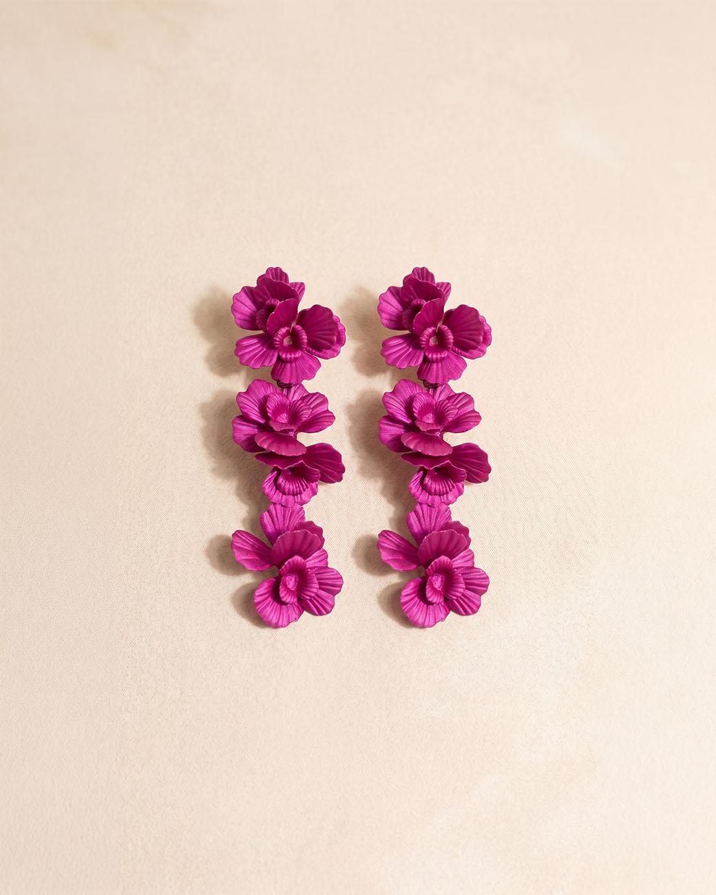 Brincos Floral Cler