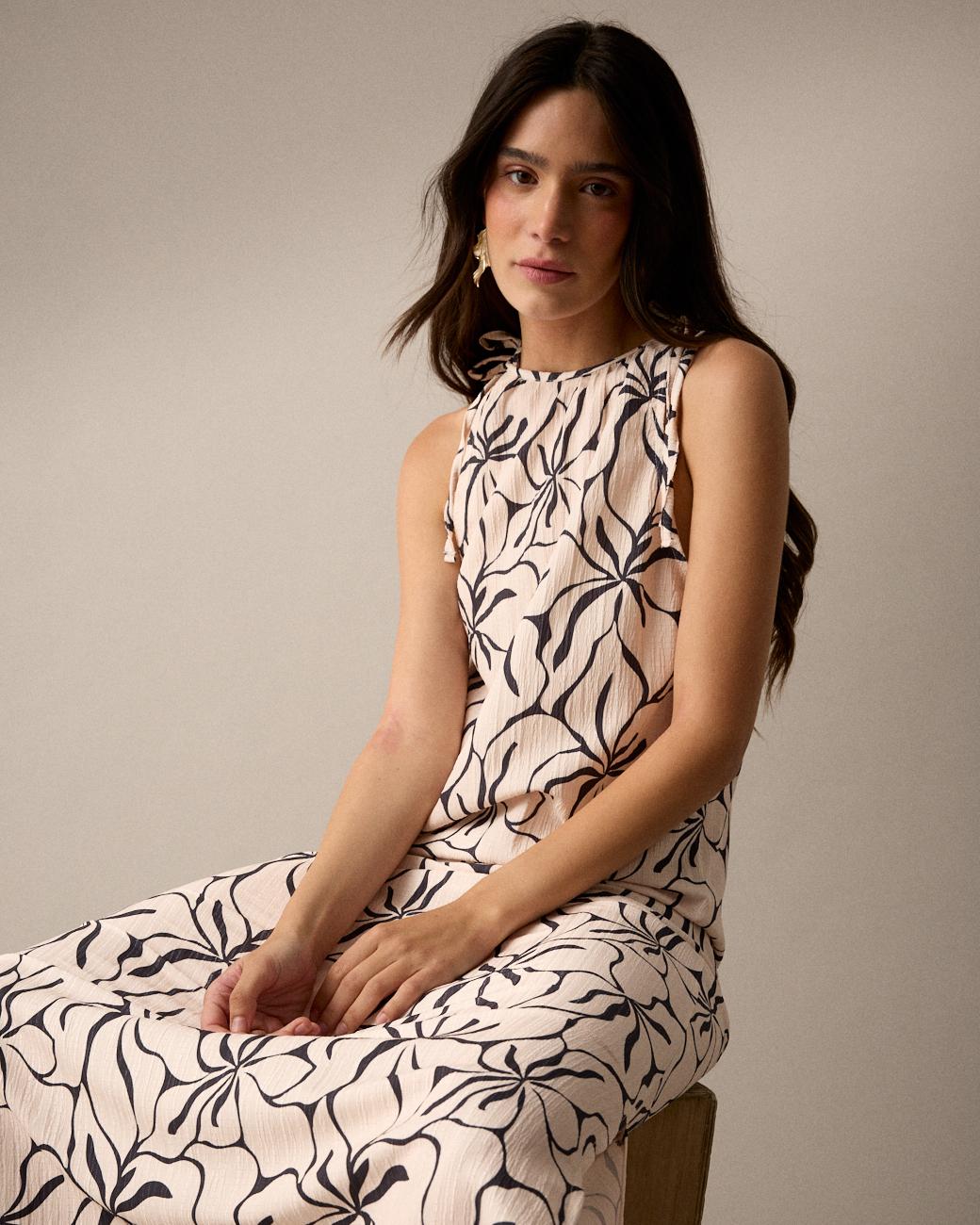 Vestido Cru Aran