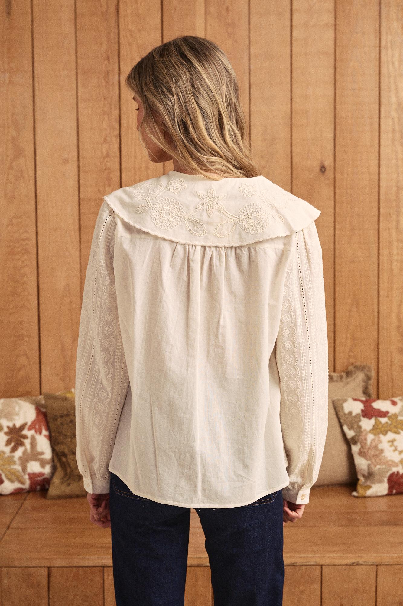 Camisa de gola Genoveva