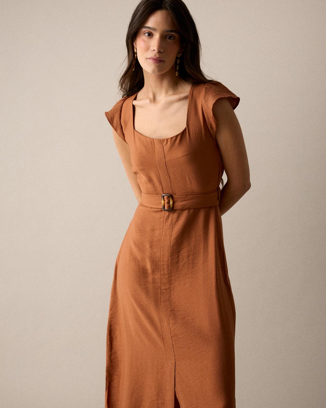 Vestido Castanho Lola