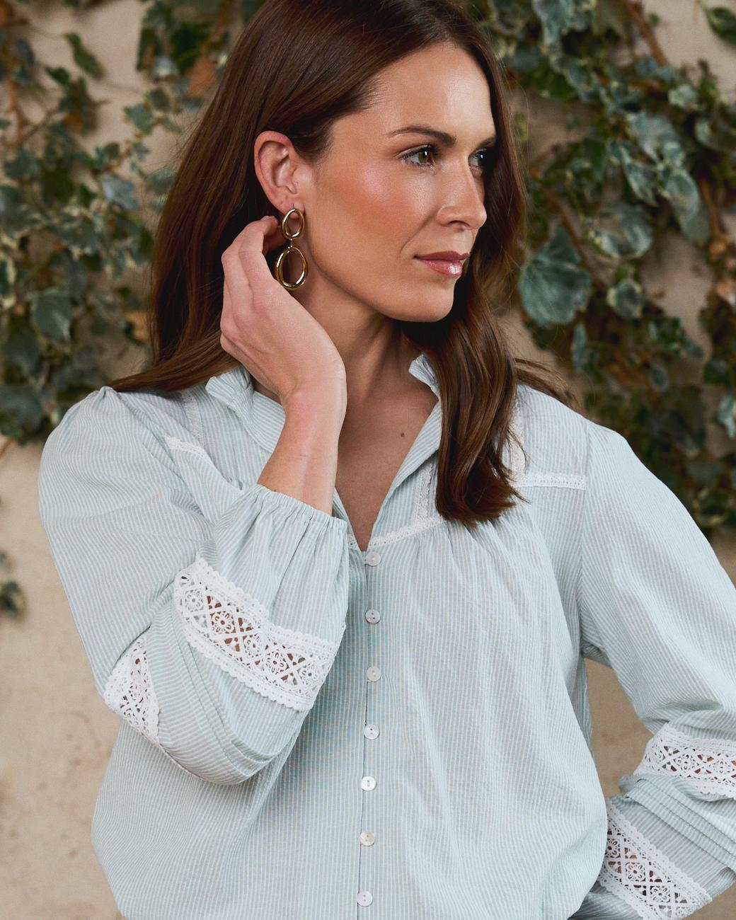 Camisa às riscas Sara