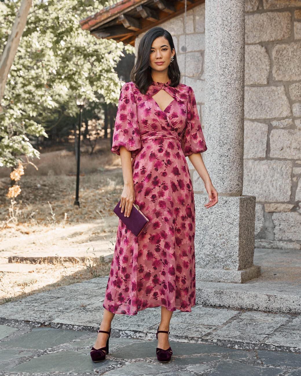 Vestido com Decote Agunela