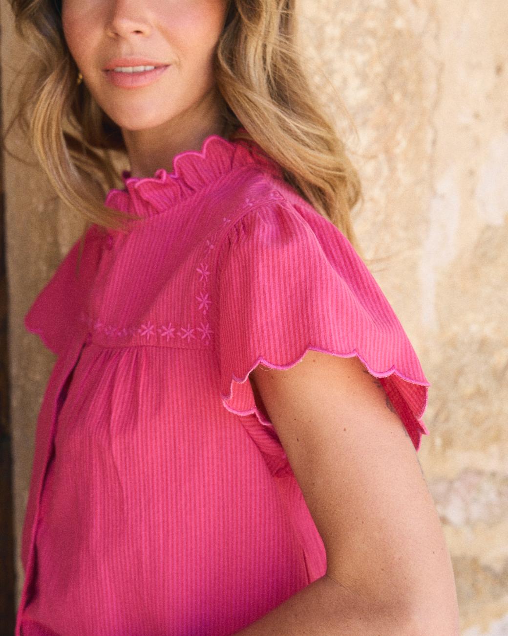 Camisa Bordada Hilaria