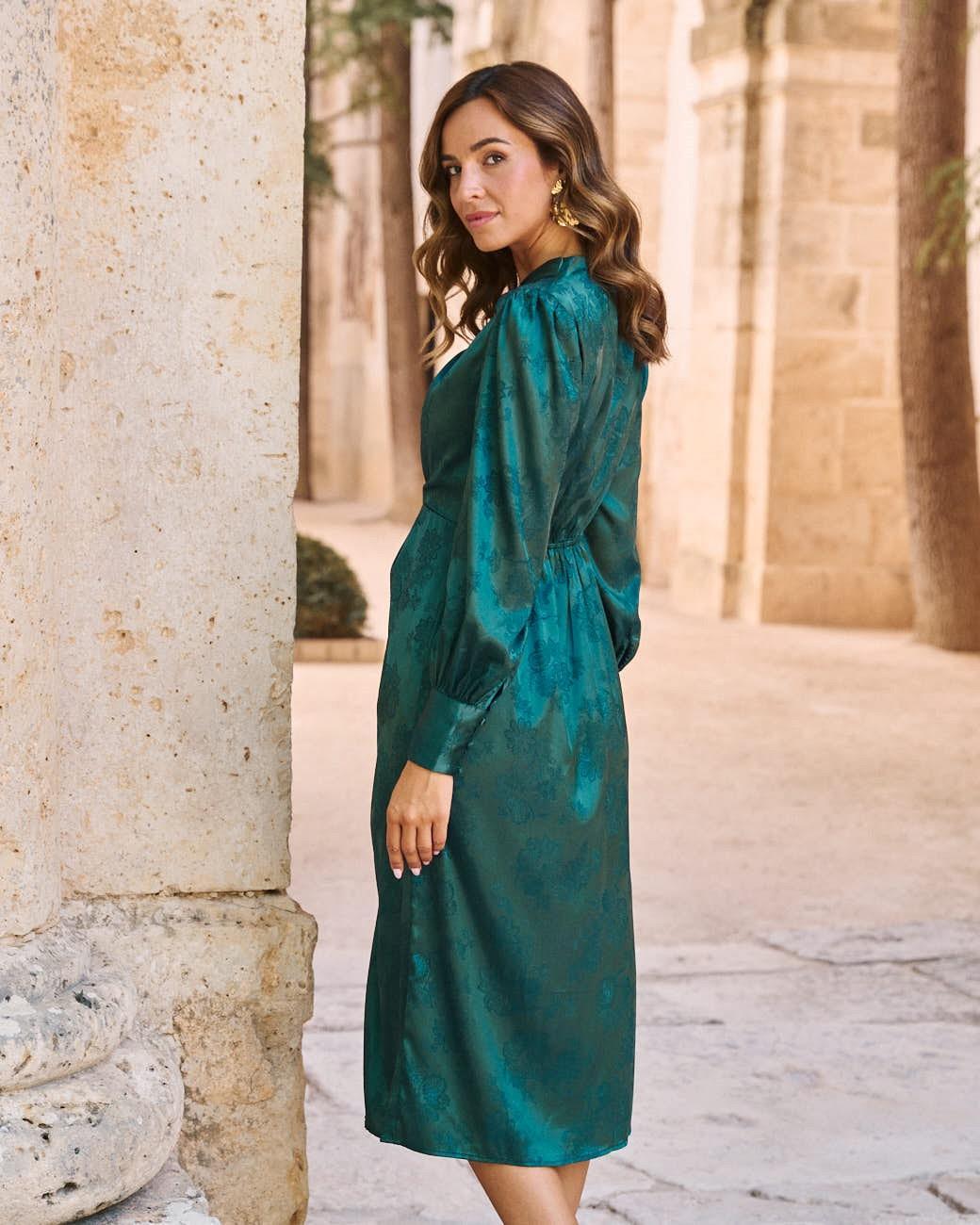Vestido Cruzado Dourado