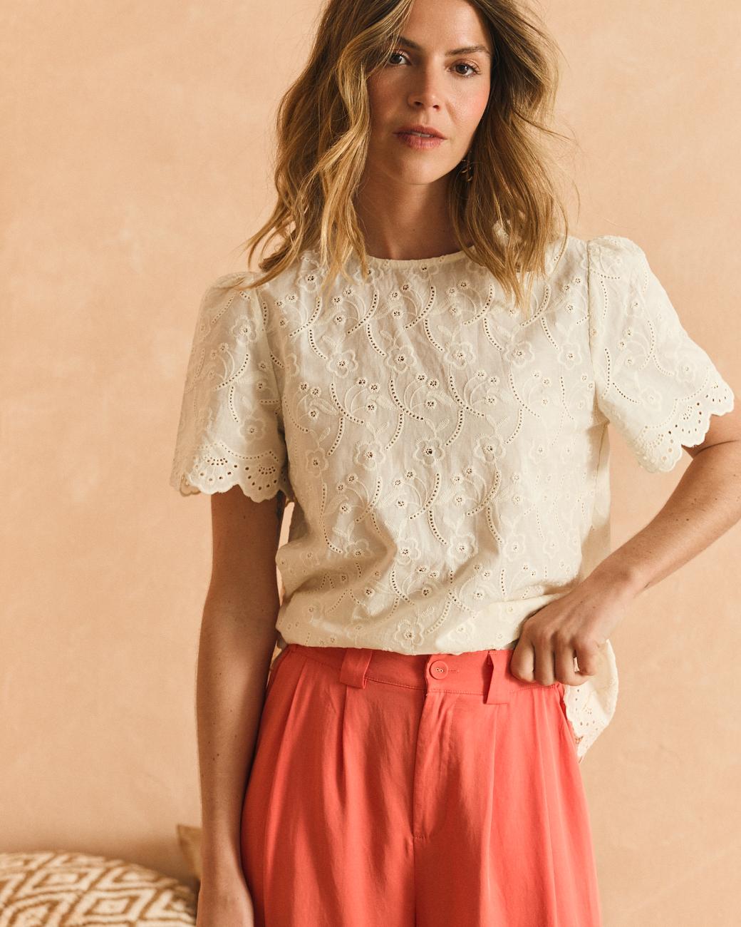 Blusa Creme Flavia