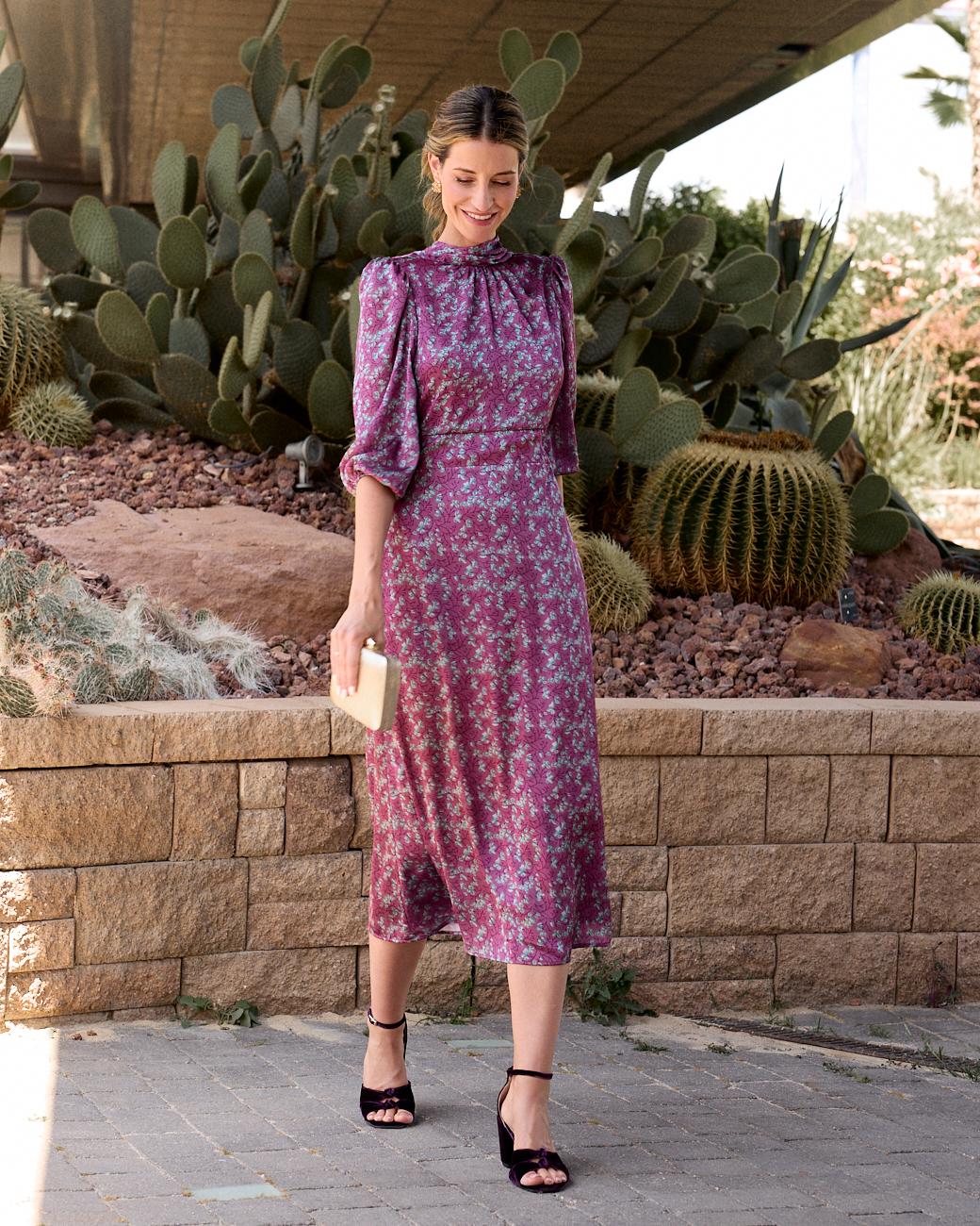 Vestido Longo Estampado Min