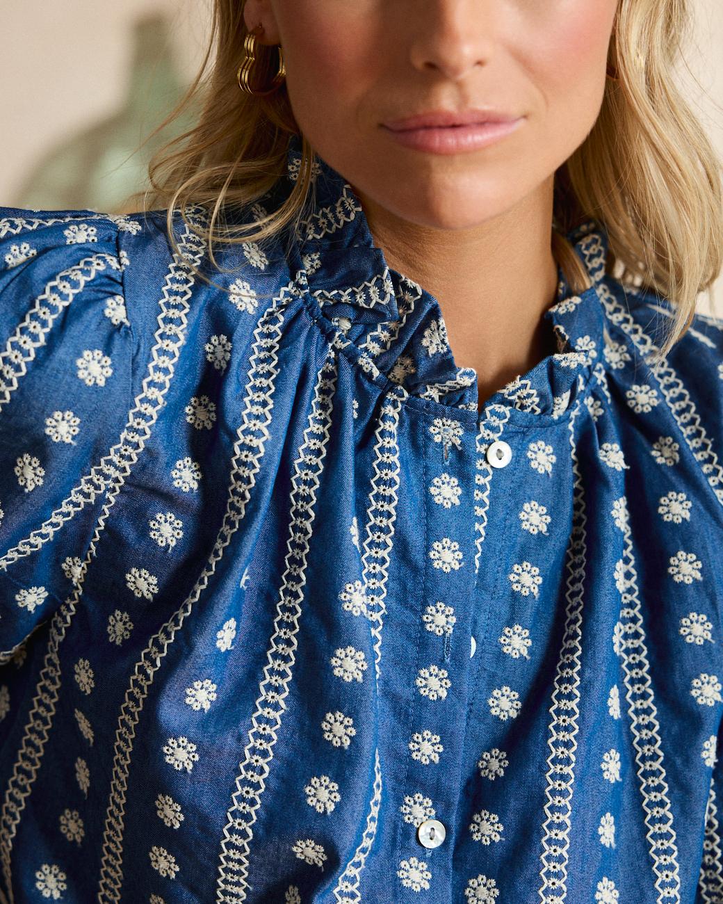 Camisa Bordada Anna