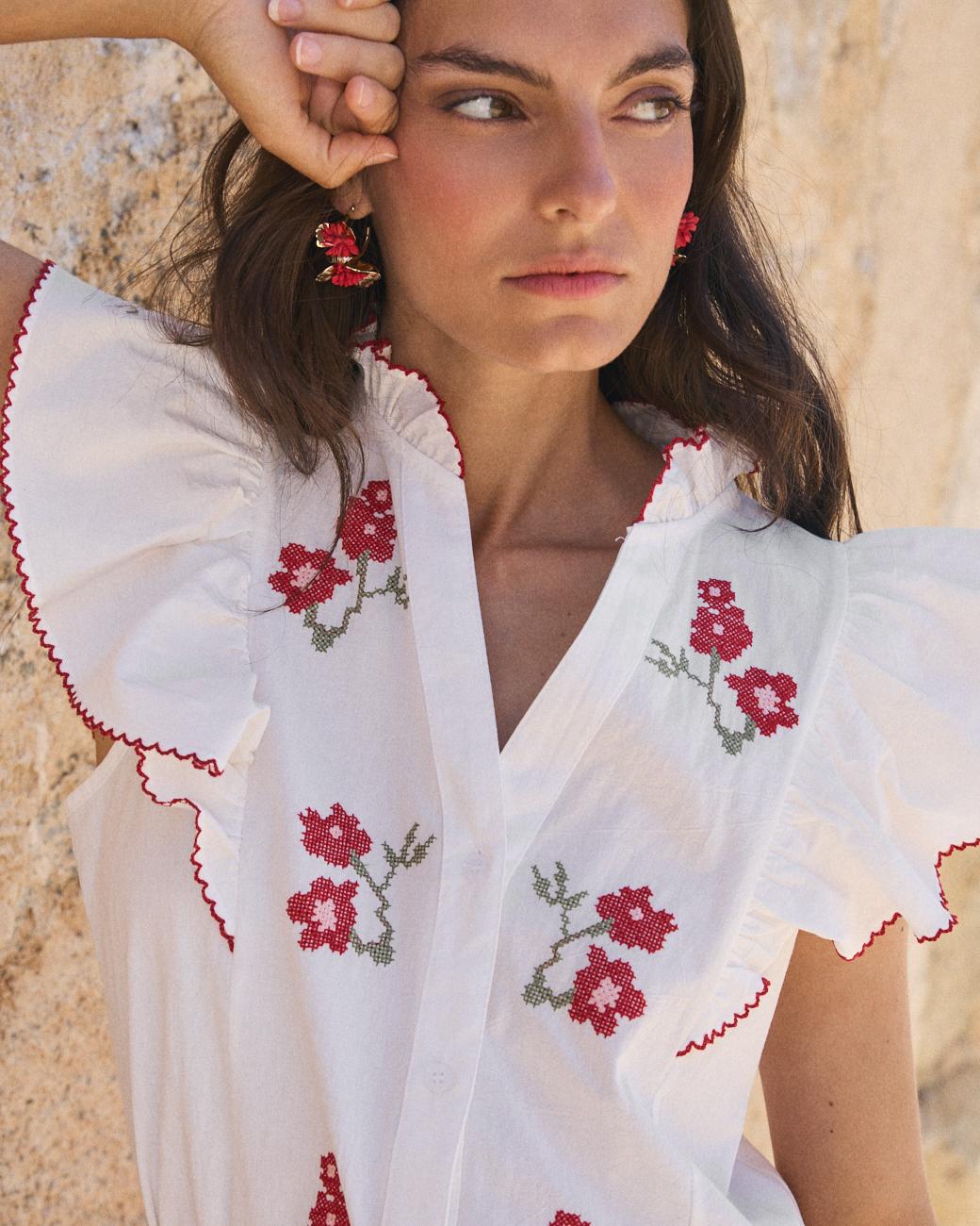 Camisa Manga Flare