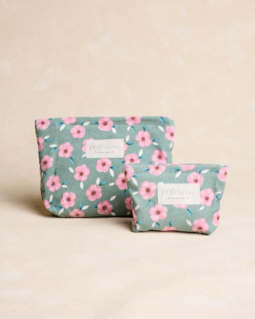Necessaire Pequeno Flores Olvira