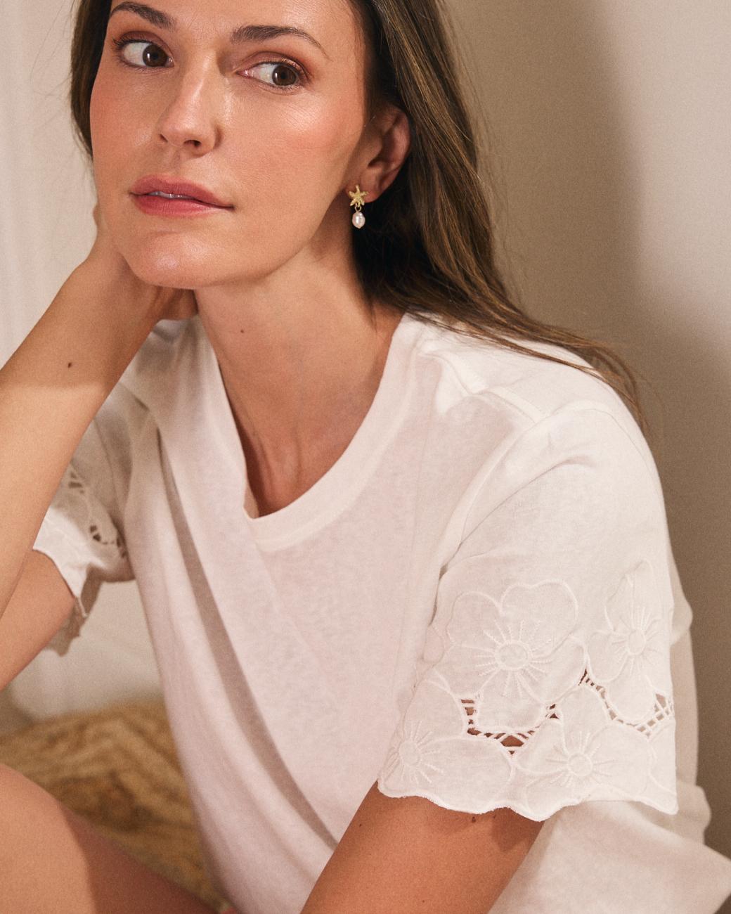 T-shirt Flores Brigitte