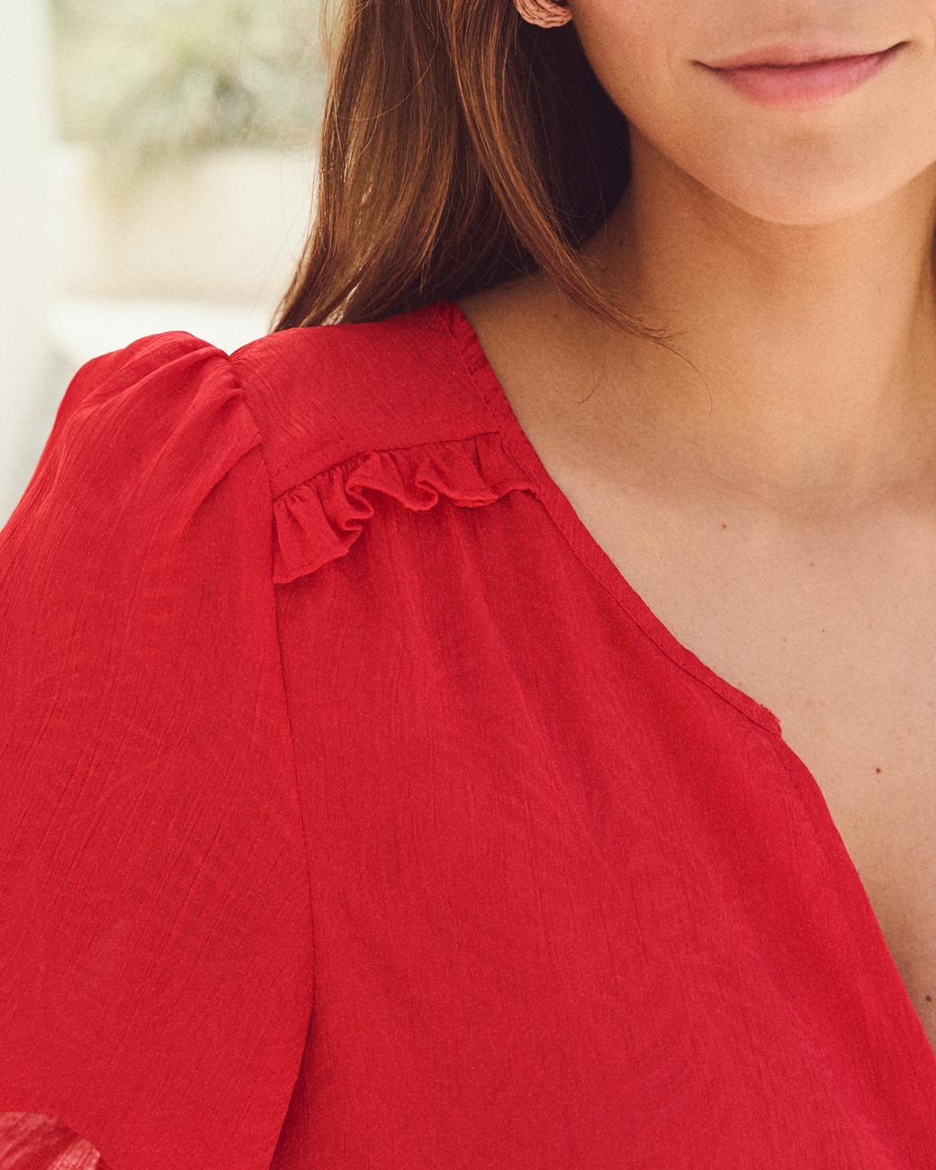 Blusa Vermelha Carmina