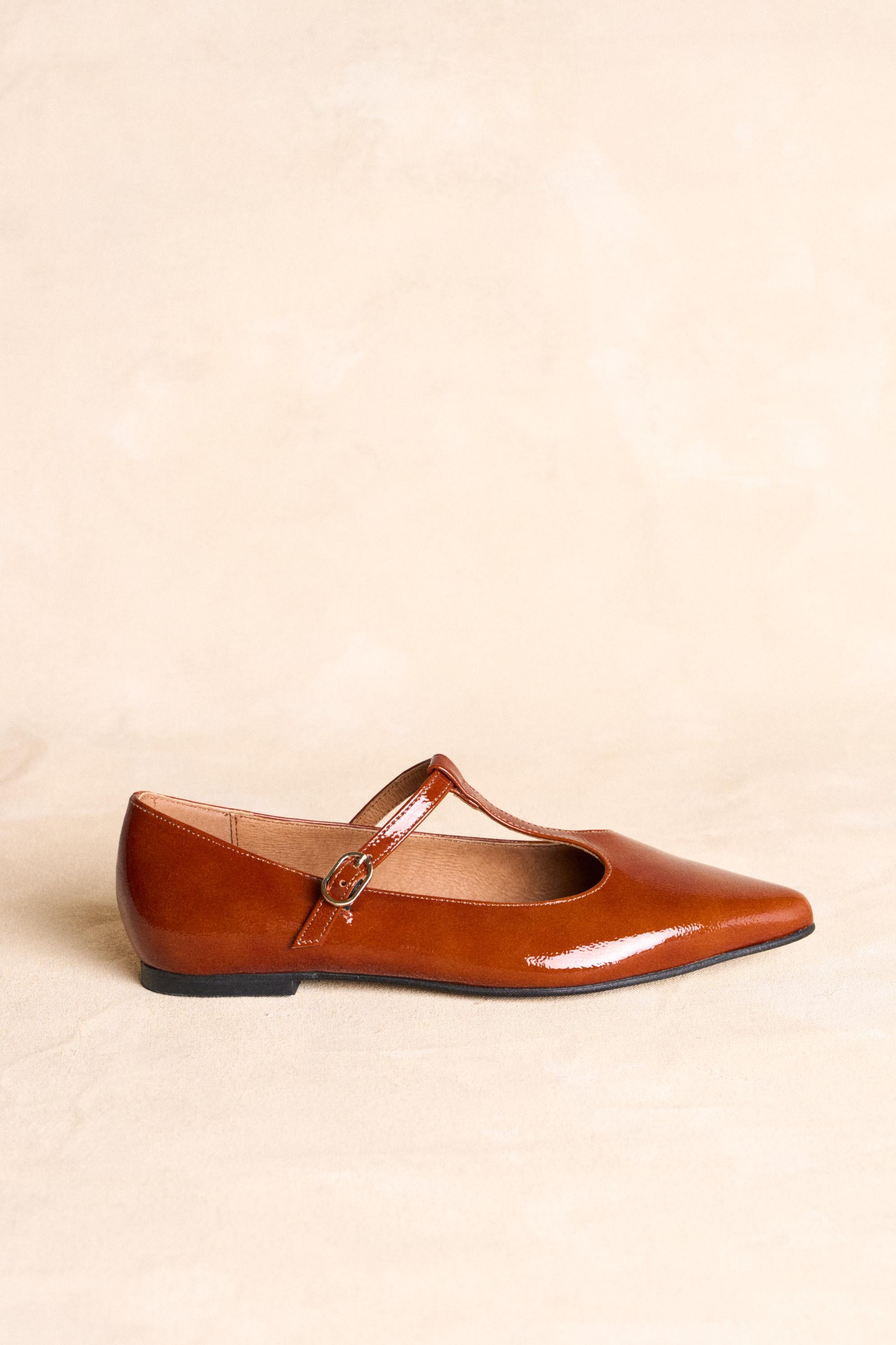 Sapato de couro Raquel