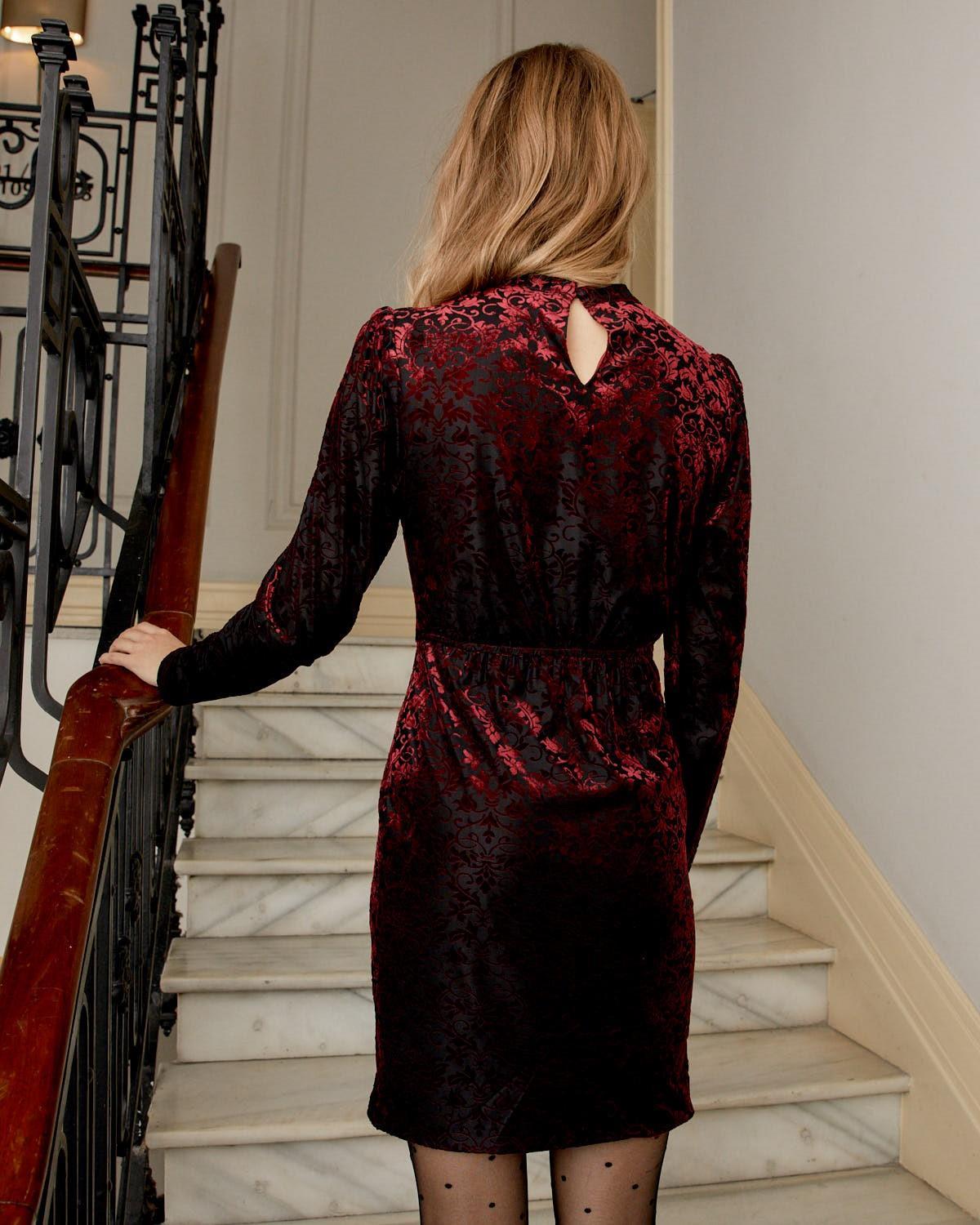 Vestido de Veludo Aivila