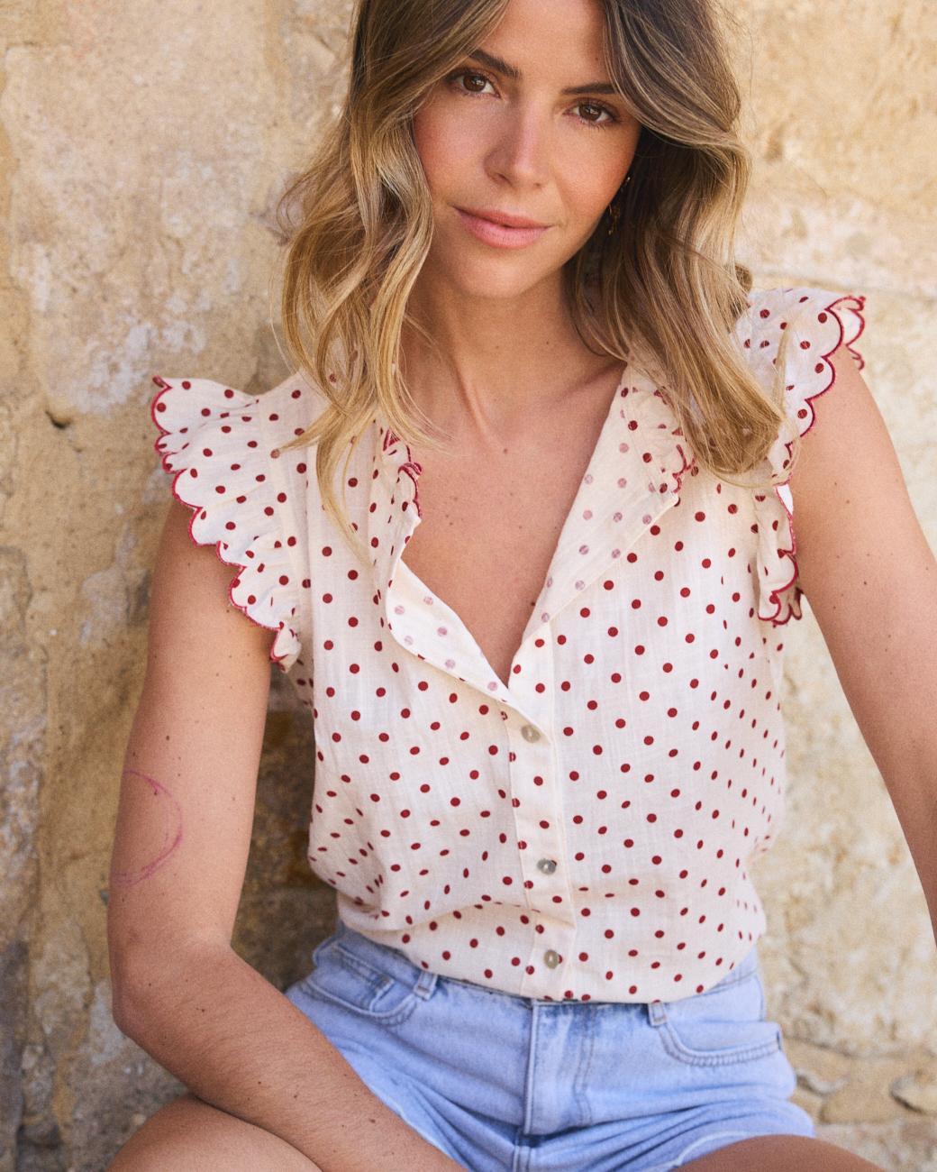Blusa de Bolinhas Indiana