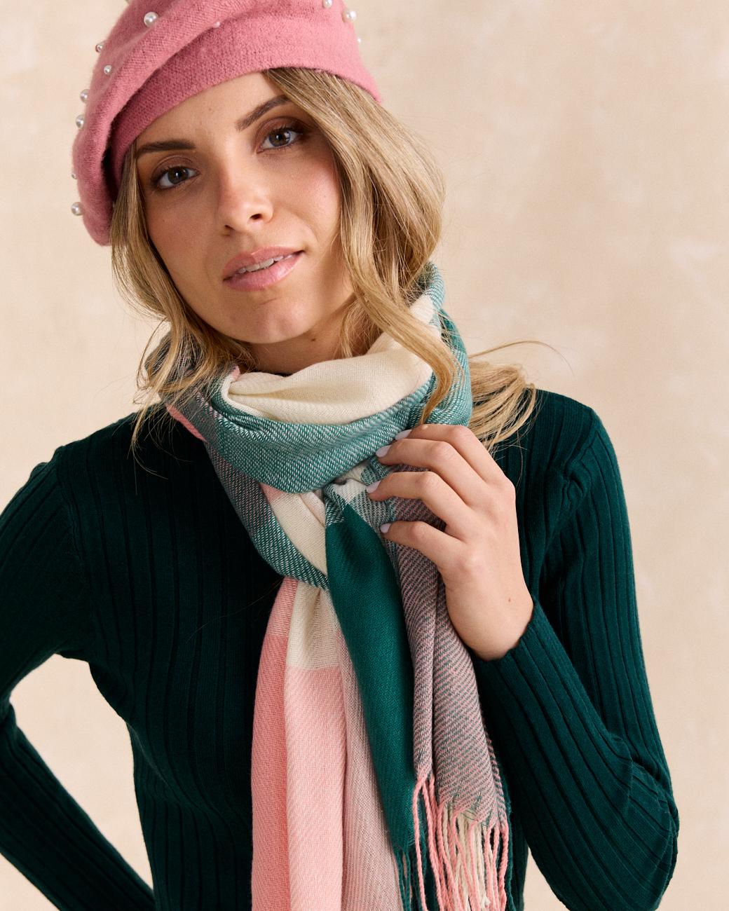 Gorro com Pérolas Rosi