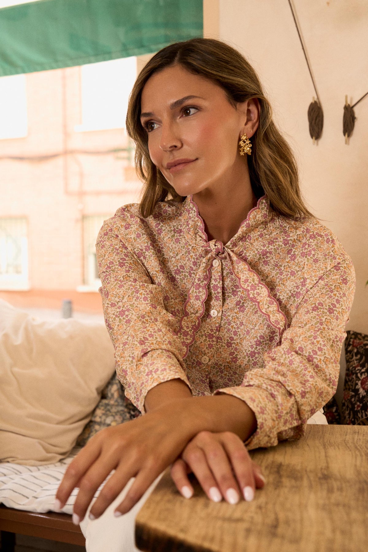 Camisa estampada Nieva