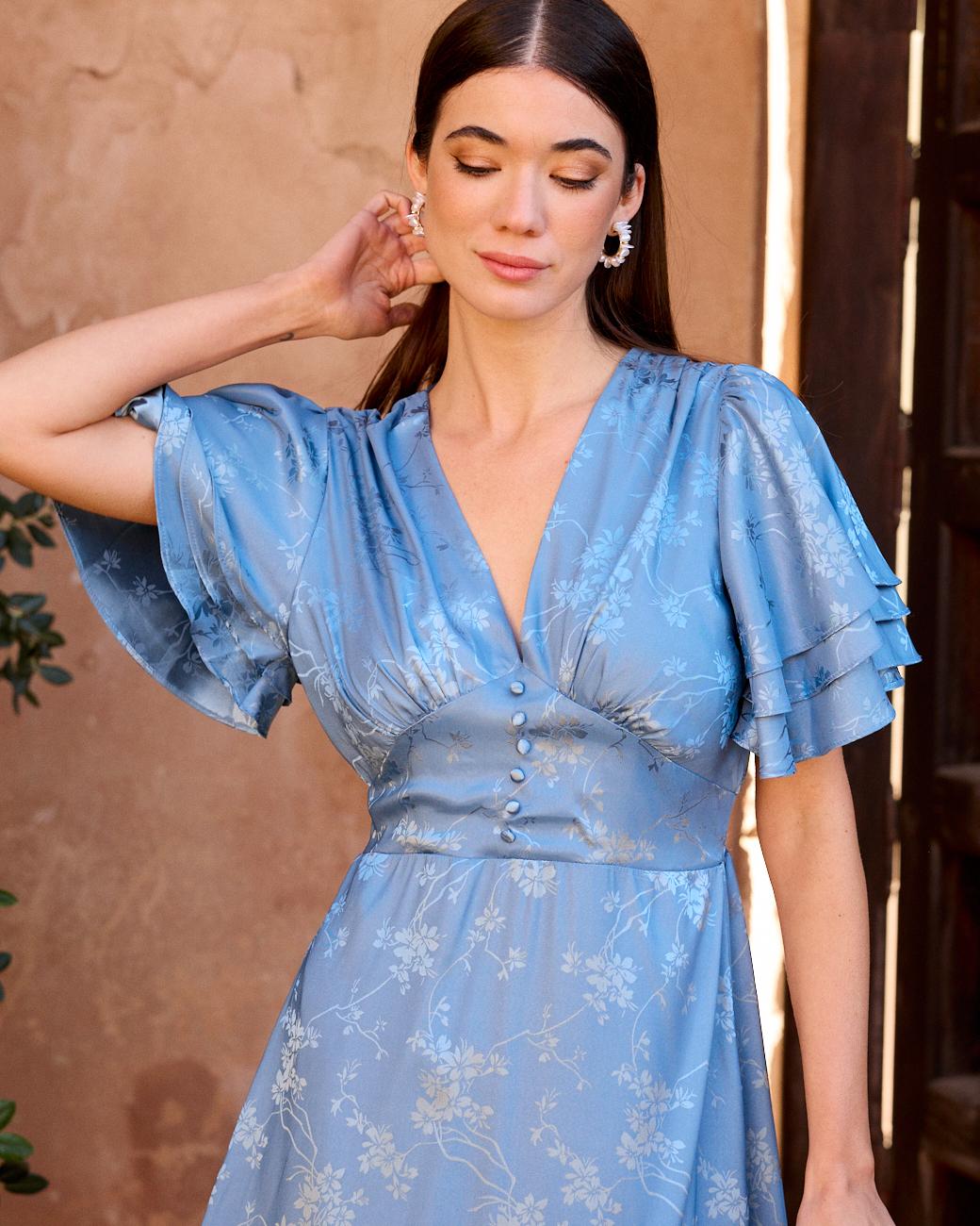 Vestido com Botões Celigny