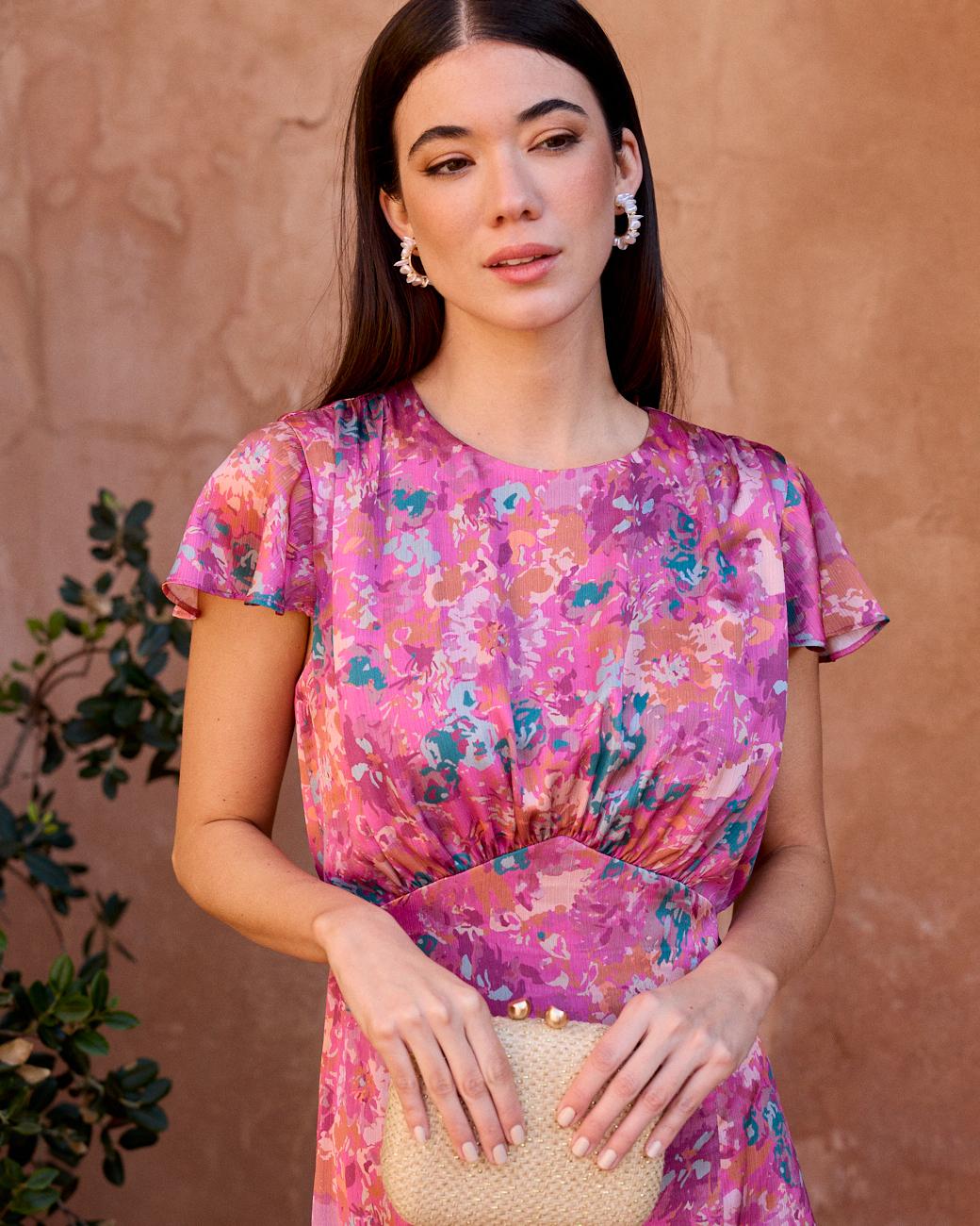 Vestido Estampado Delfina