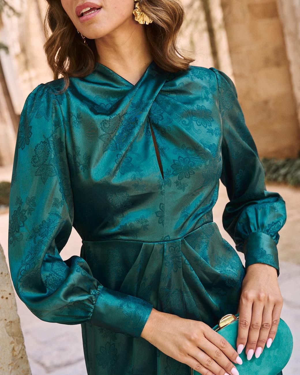 Vestido Cruzado Dourado